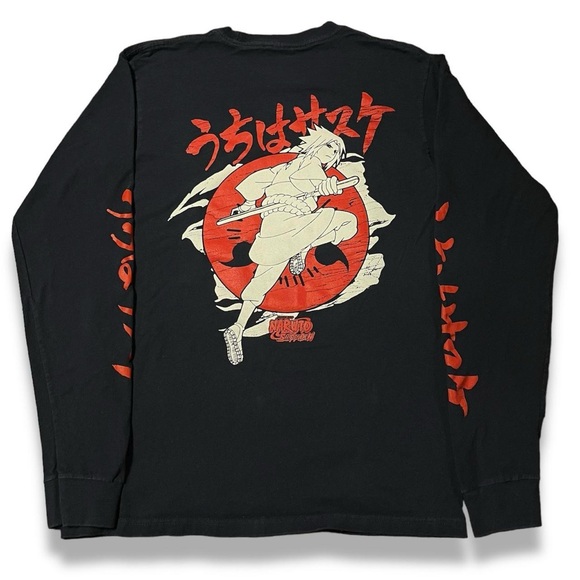Vintage Naruto Shippuden - Sasuke long sleeve Shirt - S - Picture 1 of 5